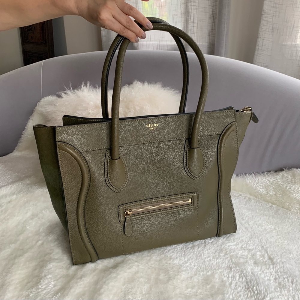 CELINE // MINI LUGGAGE BAG 🫒